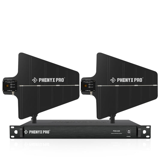 Phenyx Pro PAS-225X UHF Antenna Distribution System Bundle (400MHz - 950MHz)